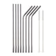 Food Grade 304 Stainless Steel Color Metal Straws EX-STOCK Canada 