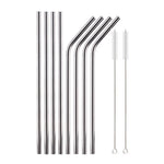 Food Grade 304 Stainless Steel Color Metal Straws EX-STOCK Canada 