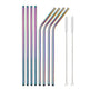 Food Grade 304 Stainless Steel Color Metal Straws EX-STOCK Canada 