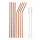 Food Grade 304 Stainless Steel Color Metal Straws EX-STOCK Canada 