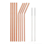 Food Grade 304 Stainless Steel Color Metal Straws EX-STOCK Canada 