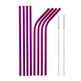 Food Grade 304 Stainless Steel Color Metal Straws EX-STOCK Canada 