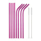 Food Grade 304 Stainless Steel Color Metal Straws EX-STOCK Canada 