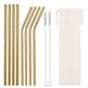 Food Grade 304 Stainless Steel Color Metal Straws EX-STOCK Canada 
