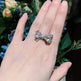 Full Diamond Bow Ring Female Fashion Personality - EX-STOCK Canada
