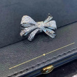 Full Diamond Bow Ring Female Fashion Personality - EX-STOCK Canada
