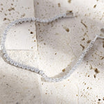 2.5mm Single Row Full Diamond Crystal Bracelet Round Zircon Tennis Hip Hop EX-STOCK Canada 