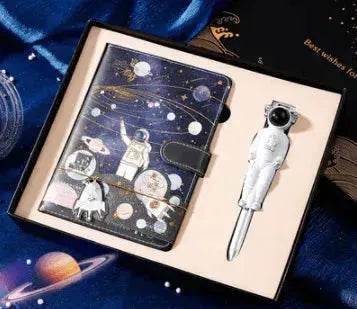 Galaxy Dream Coloring Page Notebook Cute Cartoon Astronaut - EX-STOCK Canada