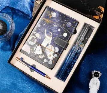 Galaxy Dream Coloring Page Notebook Cute Cartoon Astronaut - EX-STOCK Canada