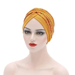 Garbled Cloth Sequined African Baotou Arab Hat - EX-STOCK Canada