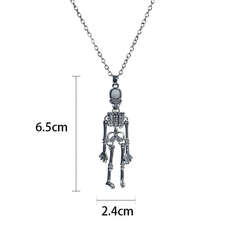 Ghost Festival Ghost Skull Bat Pumpkin Head Pendant Necklace - EX-STOCK Canada