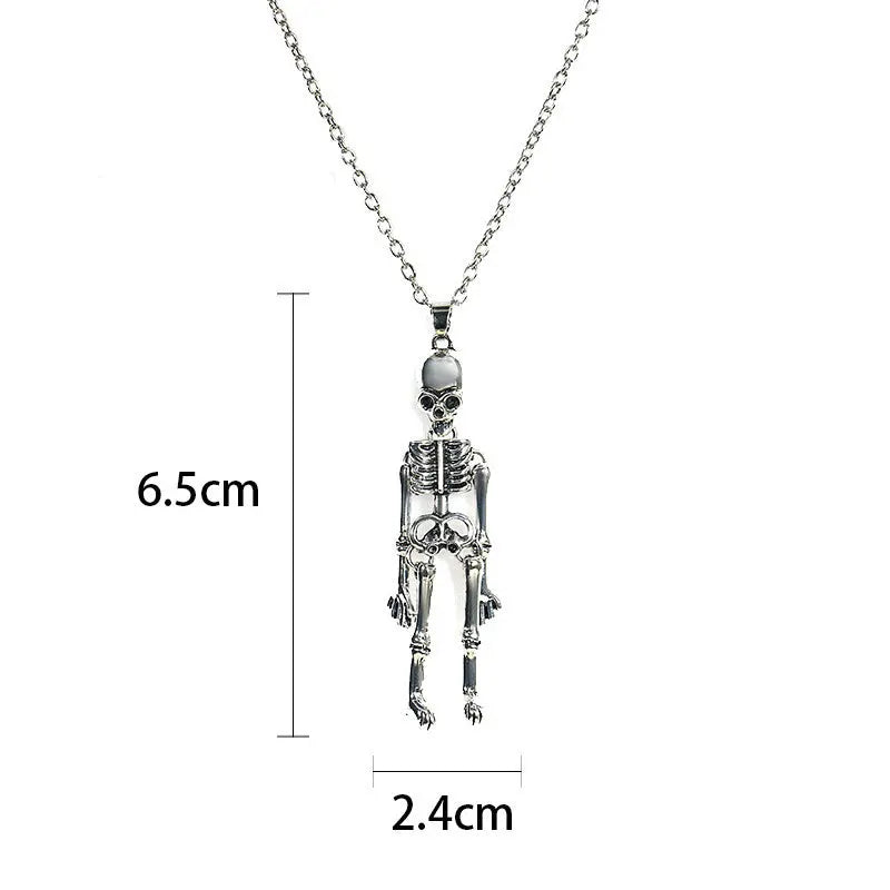 Ghost Festival Ghost Skull Bat Pumpkin Head Pendant Necklace - EX-STOCK Canada