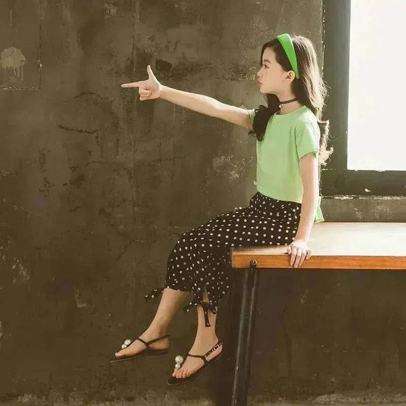 Conjunto de pantalón para mosquitos de verano para niñas EX-STOCK Canada