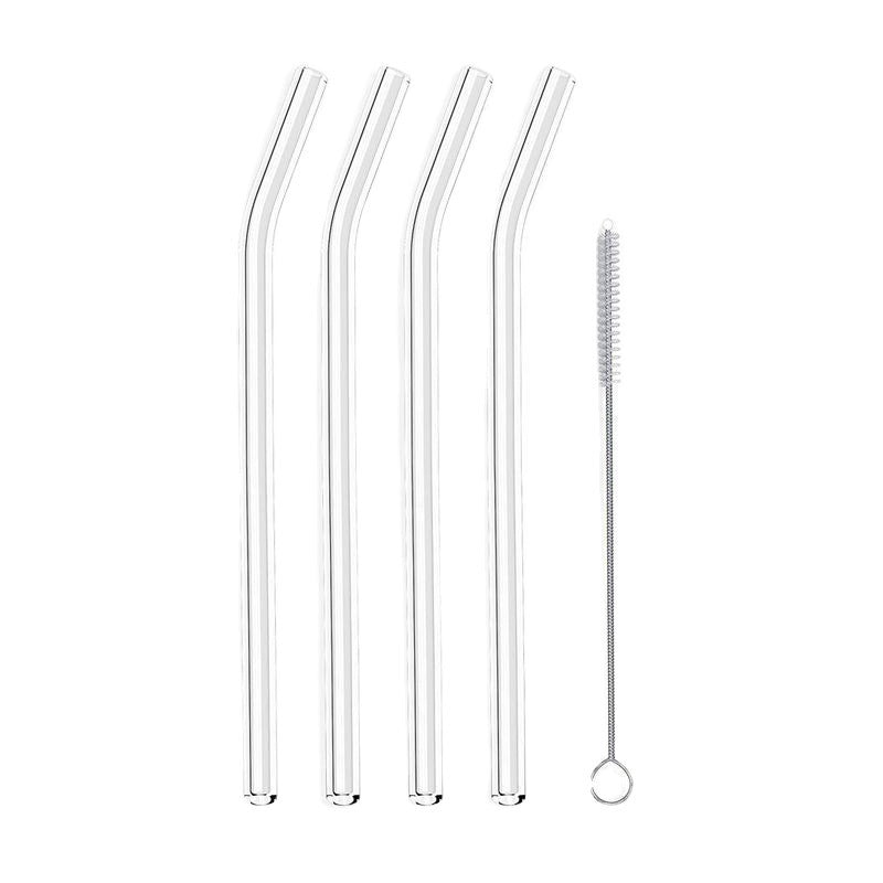 Glass Straws, Pearl Milk Tea Coarse Drinking Straws, Non-disposable Transparent Water Cups, Long Straws EX-STOCK Canada 