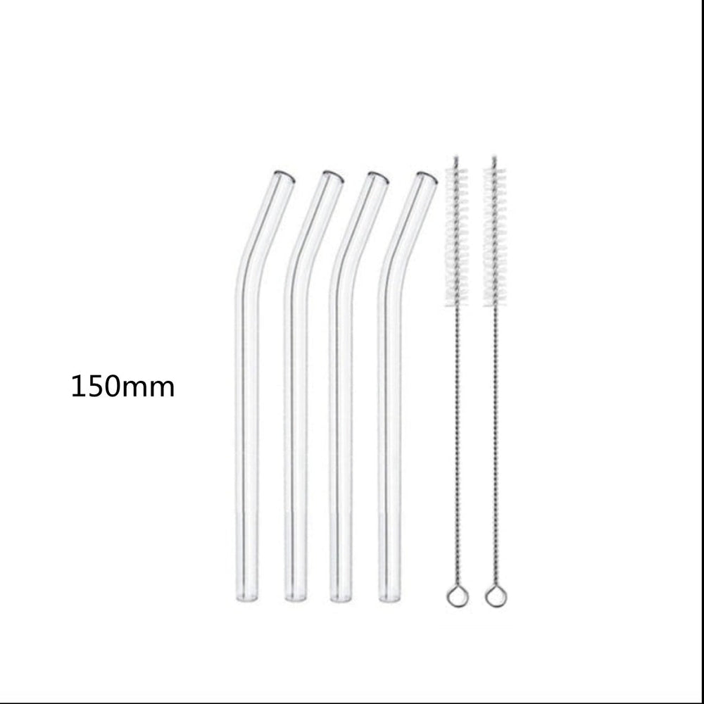 Glass Straws, Pearl Milk Tea Coarse Drinking Straws, Non-disposable Transparent Water Cups, Long Straws EX-STOCK Canada 