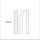 Glass Straws, Pearl Milk Tea Coarse Drinking Straws, Non-disposable Transparent Water Cups, Long Straws EX-STOCK Canada 