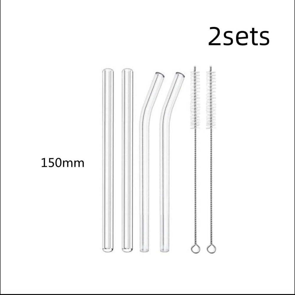 Glass Straws, Pearl Milk Tea Coarse Drinking Straws, Non-disposable Transparent Water Cups, Long Straws EX-STOCK Canada 