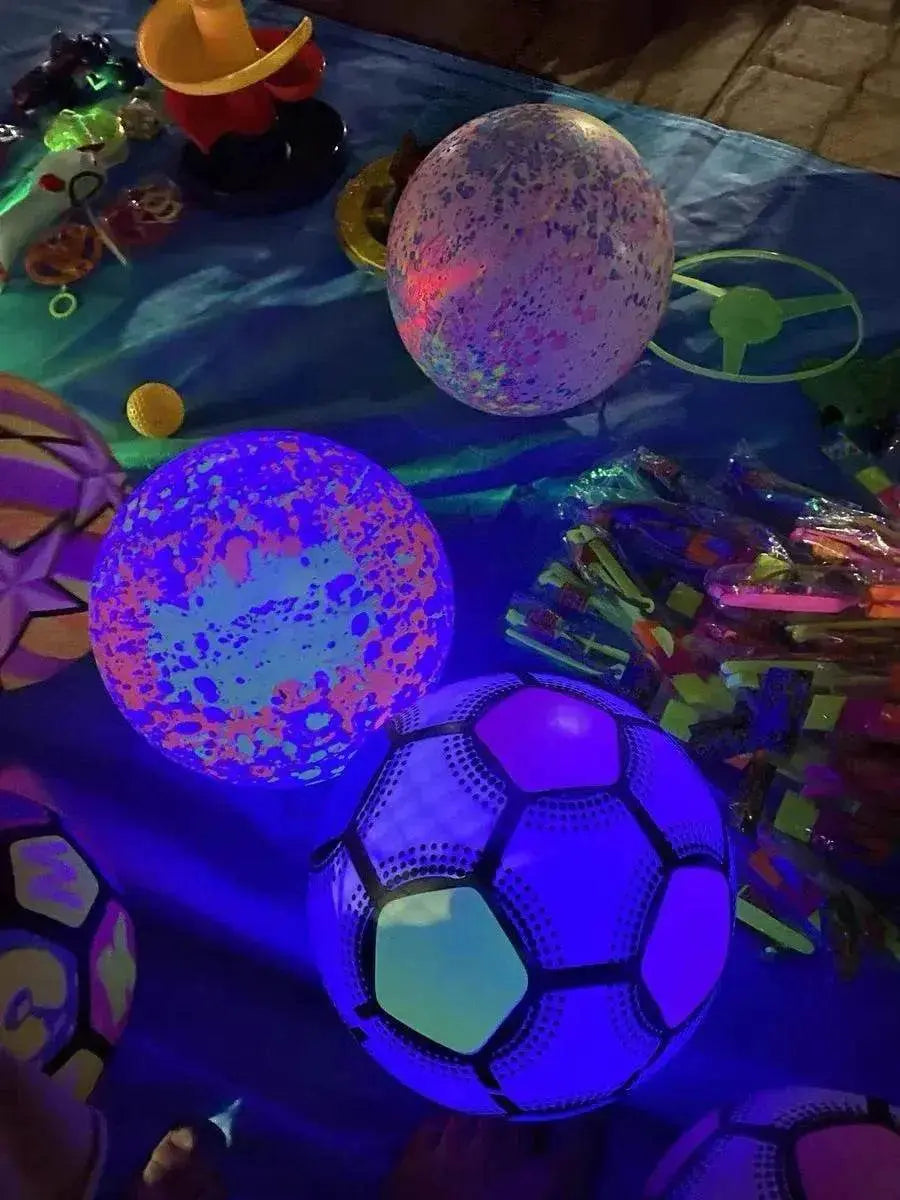Glowing Football Flashing Basketball Racket Bounce Ball - EX-STOCK Canada