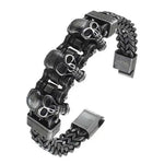 GoSteel 3 Skull Bracelet EX-STOCK Canada 