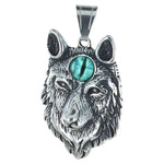 GoSteel Men's Direwolf Evil Eye Pendant EX-STOCK Canada 