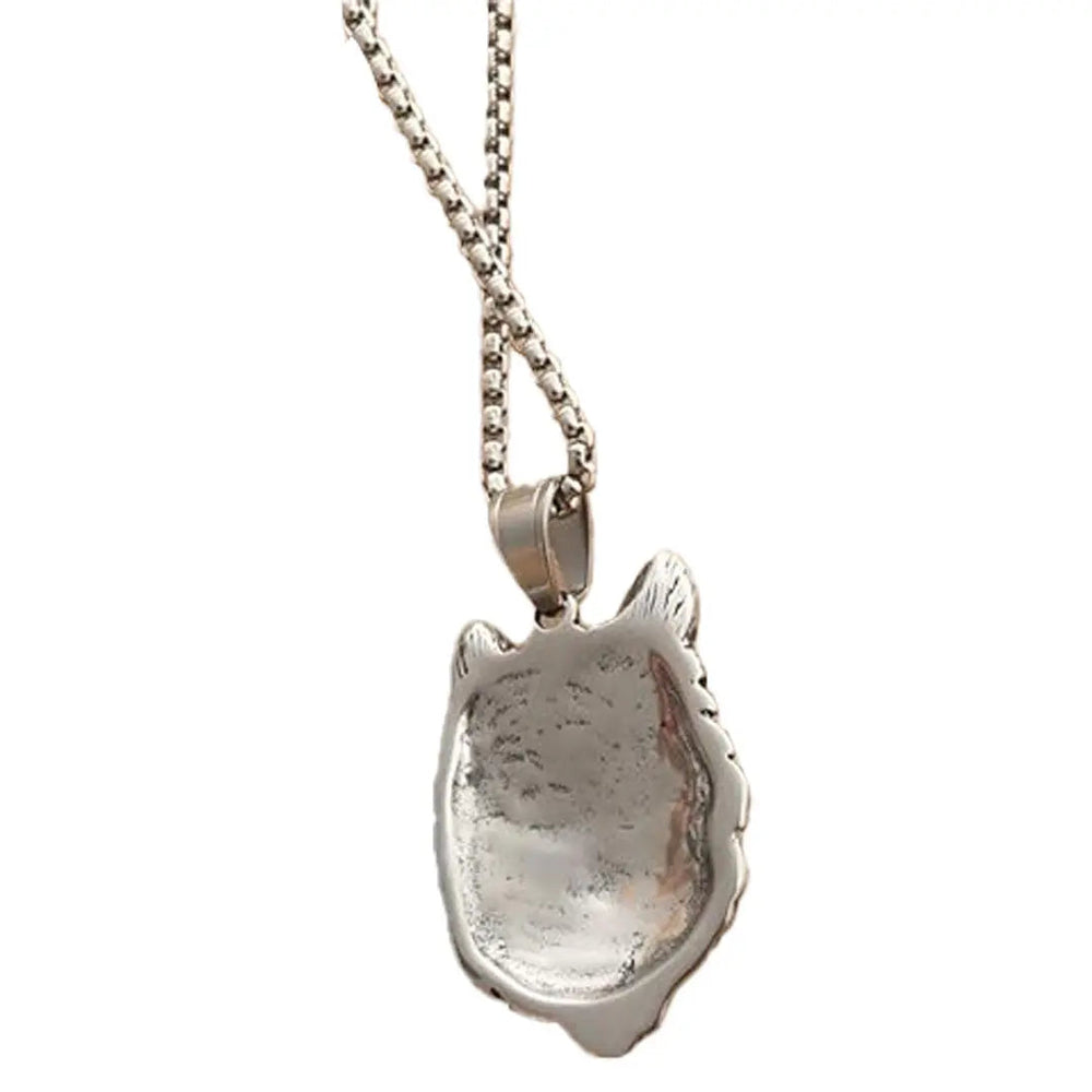 Pendentif Œil du Mal Loup-Garou pour Homme GoSteelEX-STOCK Canada 