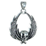 GoSteel Skull & Wings Pendant EX-STOCK Canada 