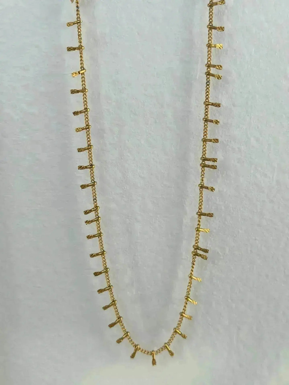 Gold-plated Titanium Steel Vintage Tassel Diamond Piece Waist Chain - EX-STOCK Canada