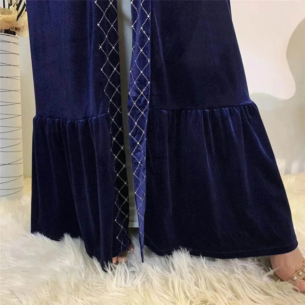 Golden Velvet Gilded Arab Cardigan Robe - EX-STOCK Canada