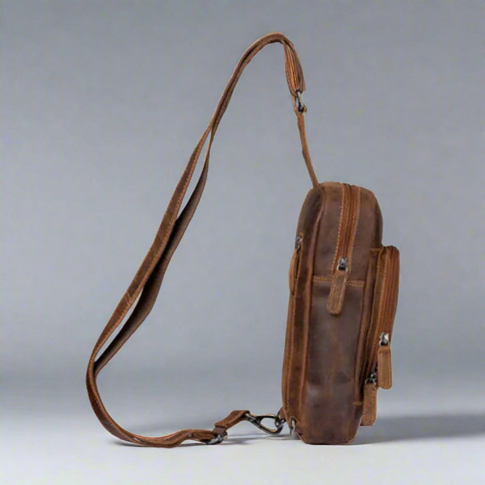 Greenwood Leather Hamilton Crossbody Bag Backpack EX-STOCK Canada 