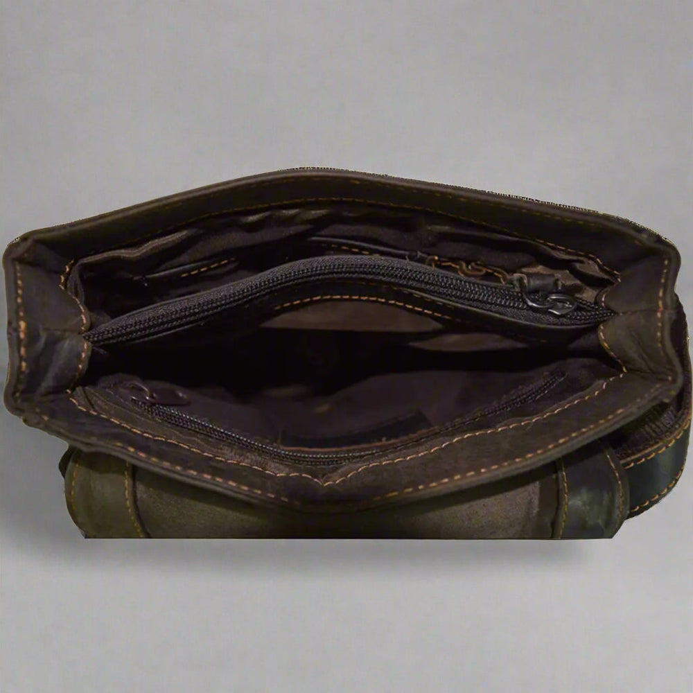 Greenwood Leather Henry Mini-Messenger Bag EX-STOCK Canada 