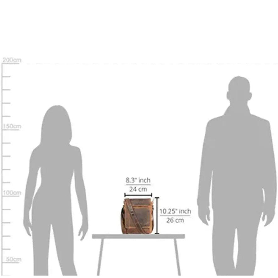 Greenwood Leather Henry Mini-Messenger Bag EX-STOCK Canada 