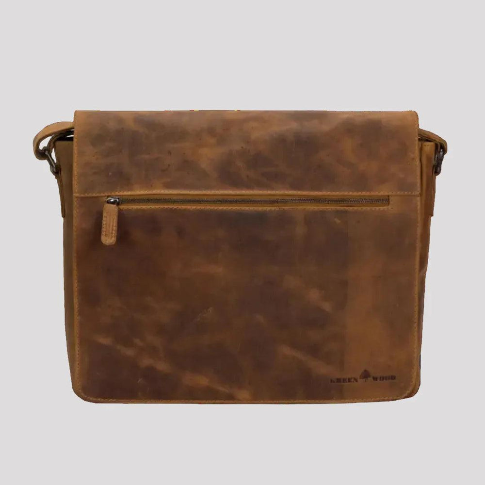 Greenwood Leder Laptoptasche 