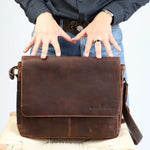 Greenwood Leather Messenger Laptop Bag EX-STOCK Canada 