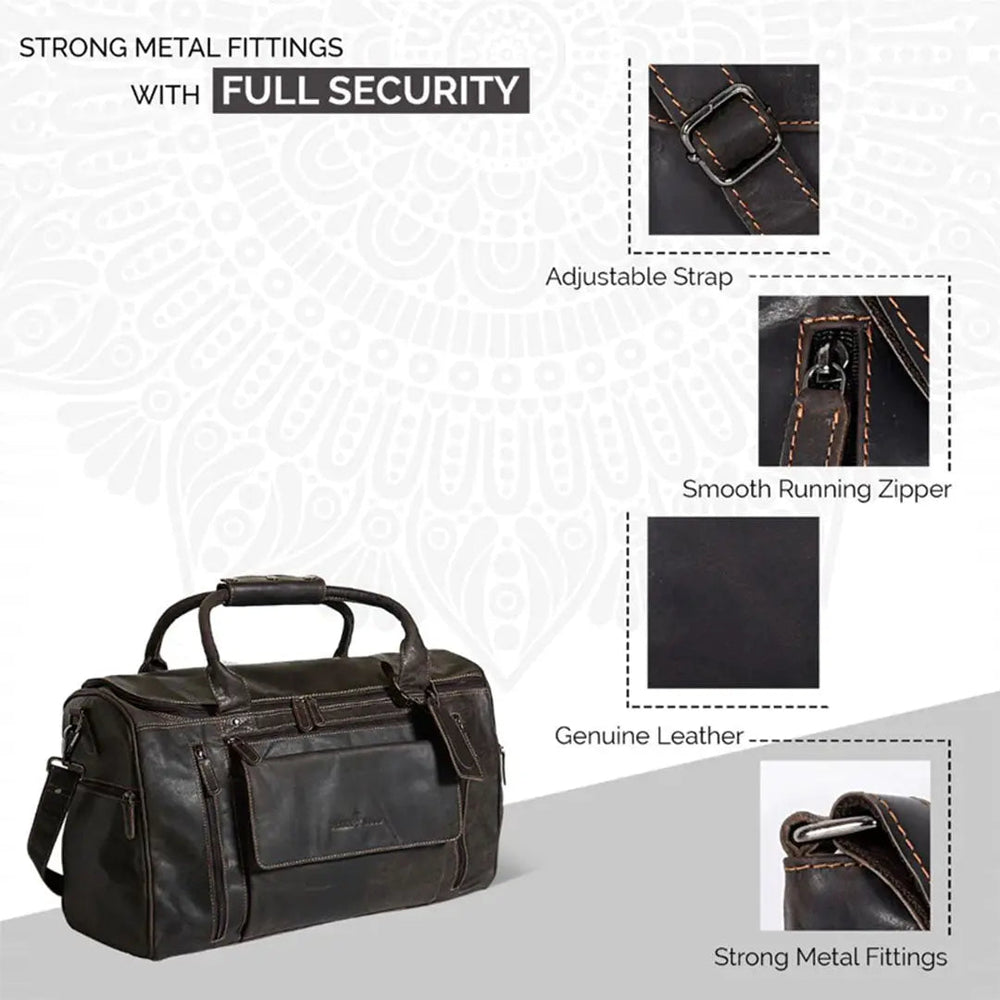 Greenwood Leather Regina Large Travel Duffle Bag - EX-STOCK Canada