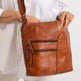 Greenwood Leather Shoulder Bag with 2 Zip Pockets EX-STOCK Canada 