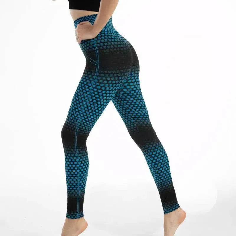 Leggings de sport taille haute à imprimé léopard - EX-STOCK Canada