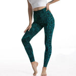 Gym High Waist Leopard Print Leggings - EX-STOCK Canada