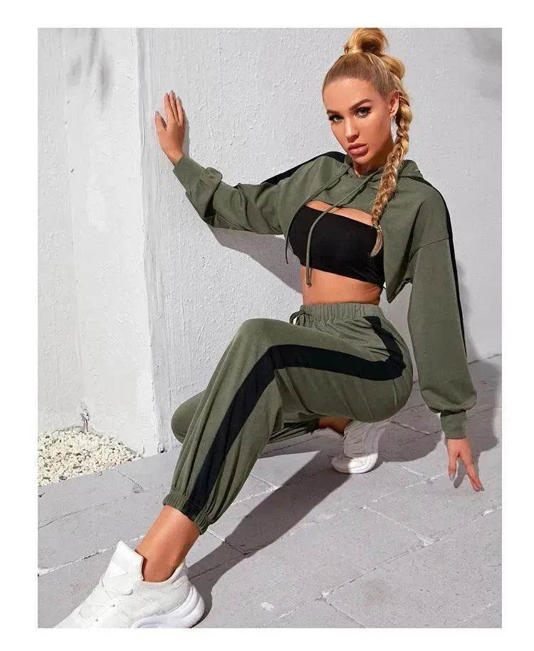 Gym Running Yoga Wear Loose Casual Sports Suit - EX-STOCK Canada