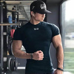 Gym Short Sleeve T Quick Dry Gym Clothes For Running - EX-STOCK Canada