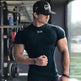 T-shirt de gym à manches courtes à séchage rapide pour la course EX-STOCK Canada