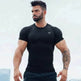 T-shirt de gym à manches courtes à séchage rapide pour la course EX-STOCK Canada