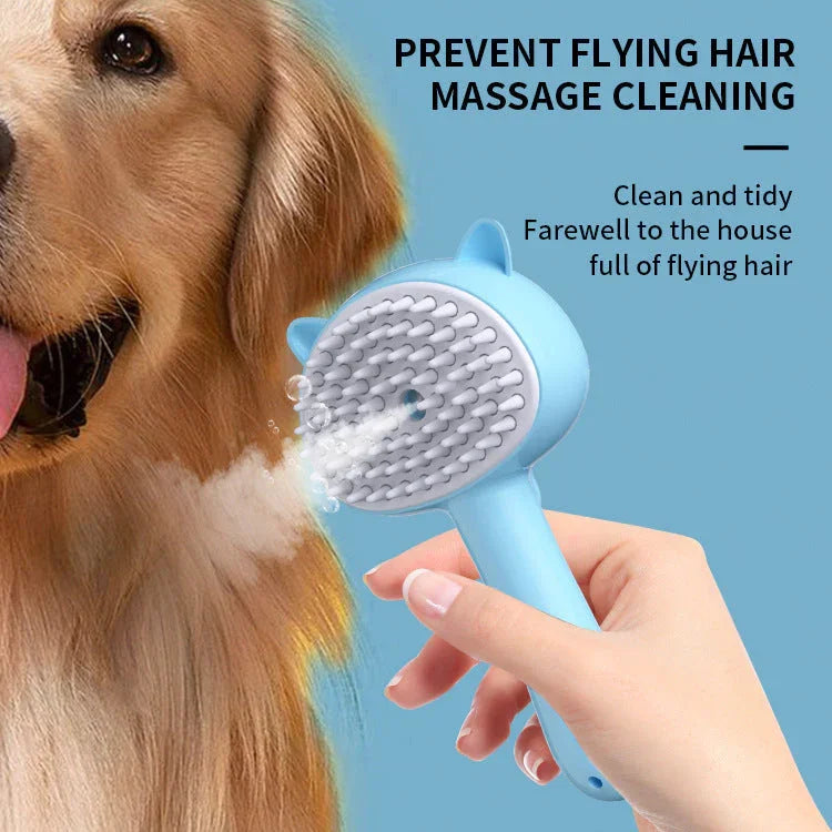 Hair Cleaning Brush With Mist Multifunctional Cat Grooming Brush Rechargeable Self Cleaning Slicker Brush For Pets Dogs & Catsb Pet Products EX-STOCK Canada 