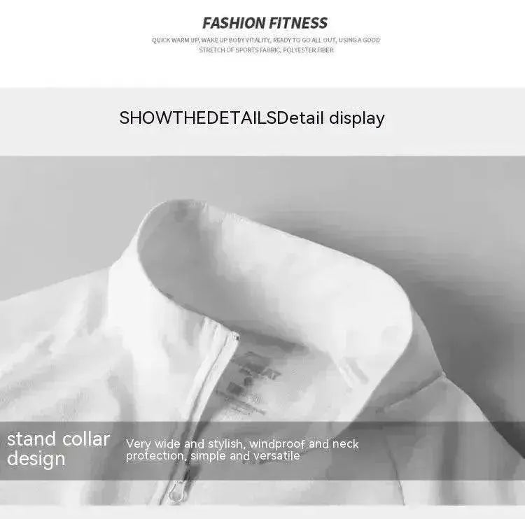 Half Zipper Sportswear Men's Long-sleeved Quick-drying Clothes - EX-STOCK Canada