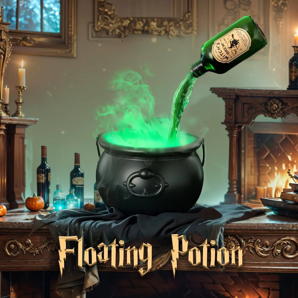 Halloween Black Wizard Bowl Magic Float Bottle And Diffuser Indoor Home Bar Magic Party Horror Ghost Props Halloween Decoration - EX-STOCK Canada