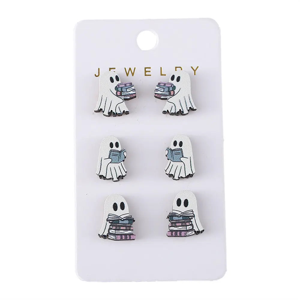 Halloween Book Ghost Wooden Studs Suit - EX-STOCK Canada