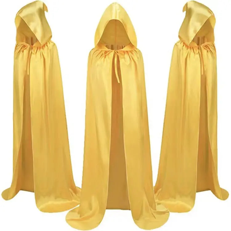 Halloween Cloak Costumes Wizard Cloak For Children Hooded Capes Mantle Black Party Decoration - EX-STOCK Canada