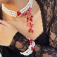 Halloween Pearl Collar Retro Gothic Style - EX-STOCK Canada