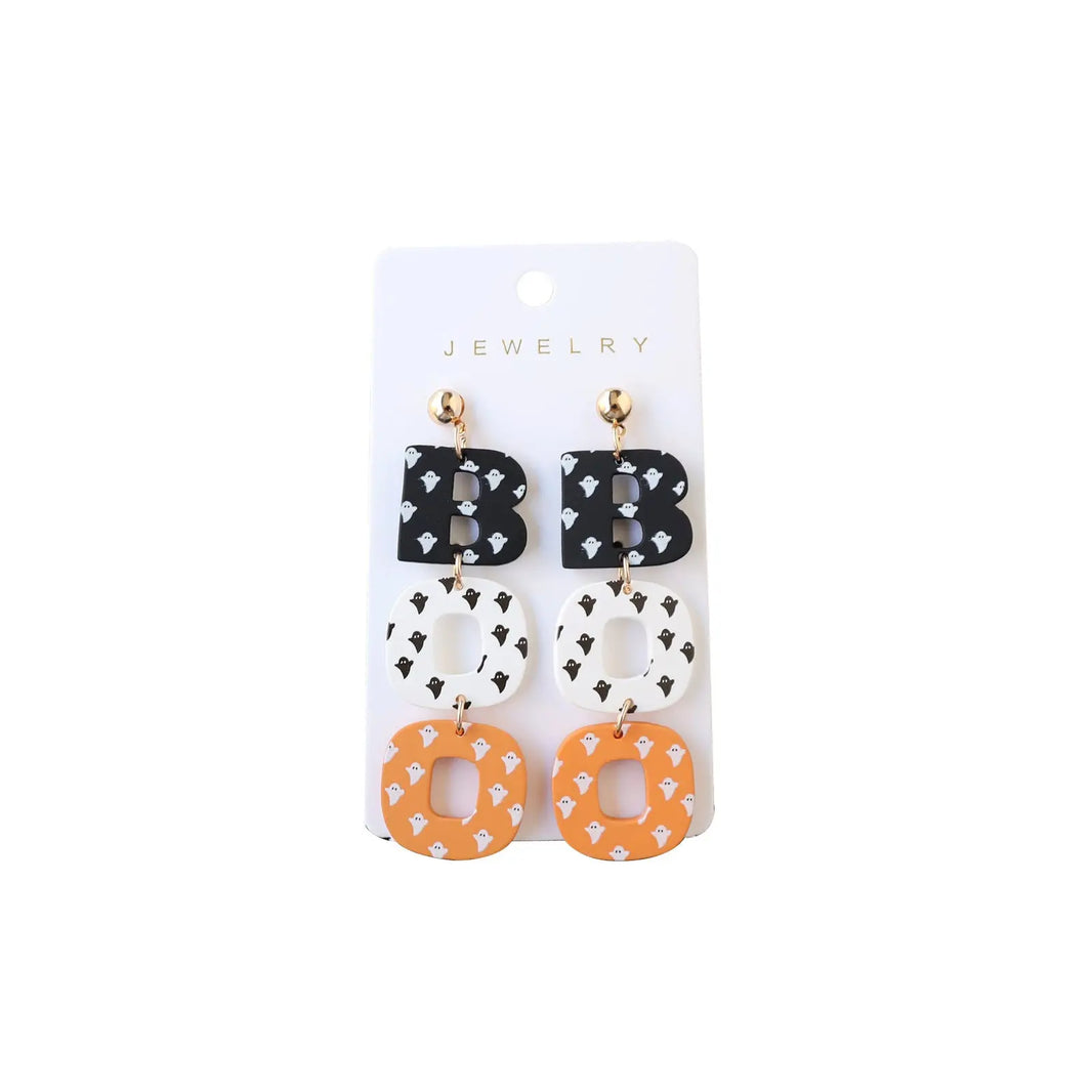 Halloween Polymer Clay Acrylic Paint Earrings - EX-STOCK Canada