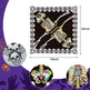 Halloween Skeleton Poncho, Lace Skeleton Halloween Costume Poncho Day Of The Dead Colorful Poncho For Women, 59 Inchx59 Inch-Cannot Be Listed On Amazon Platform - EX-STOCK Canada