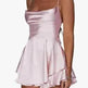Halter Satin Summer Charming Backless Straps Temperament Elegant Celebrity Style Short Dress - EX-STOCK Canada
